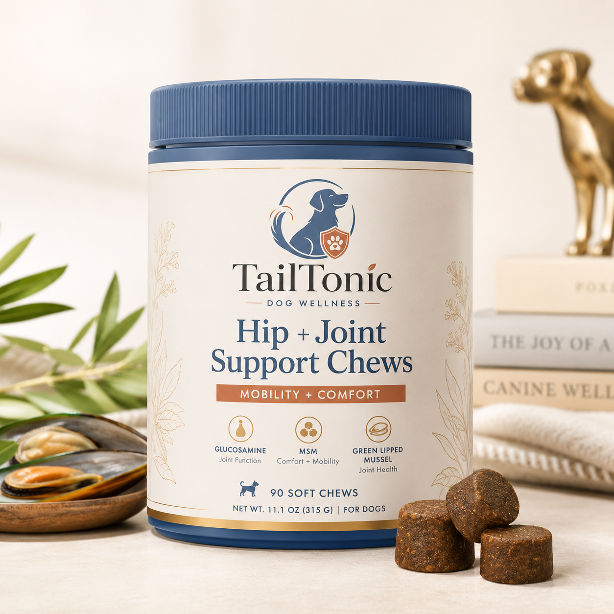 TailTonic Hip and Joint Support Chews product image